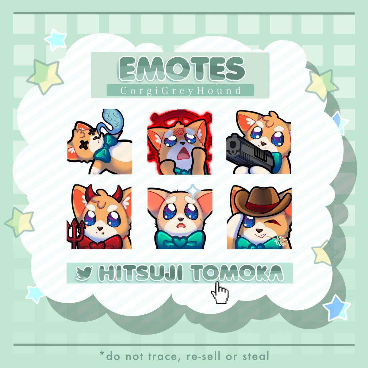 twitch emotes of Zenitsu from Demon Slayer